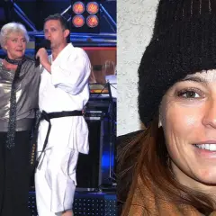 Aktorzy z "M jak Miłość" na scenie i uśmiechnięta aktorka. Ciekawe, ile zarabiają aktorzy w M jak Miłość?