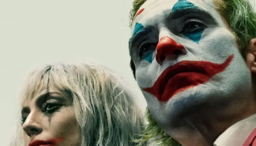Joker i Harley Quinn w makijażu, zapowiedź recenzje Joker: Folie à Deux.
